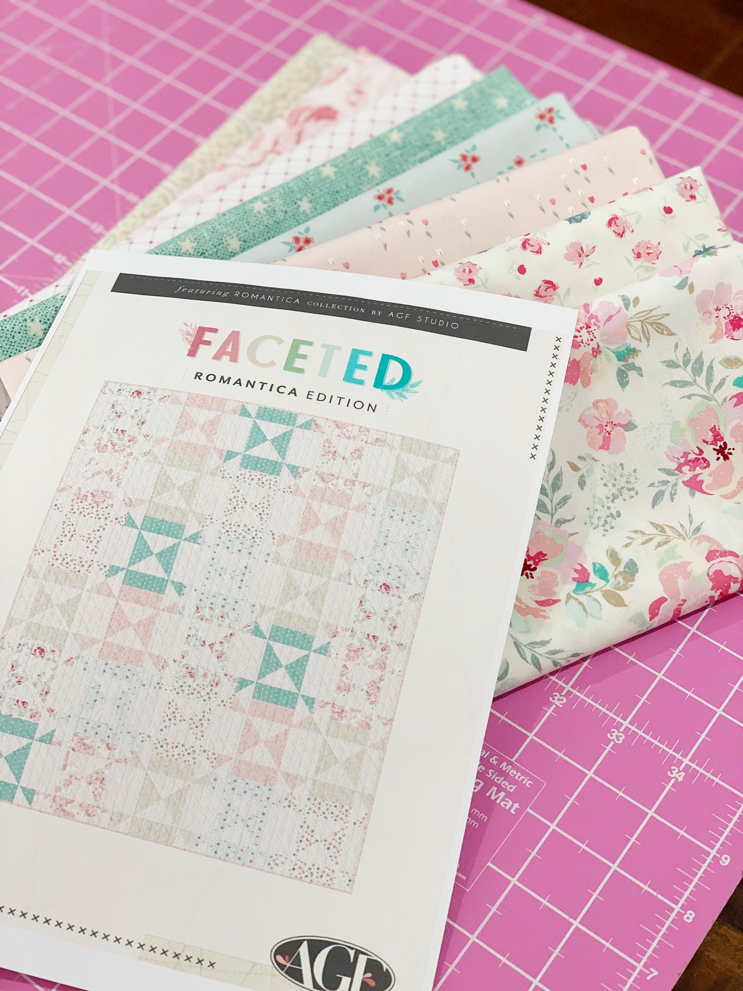 Faceted Quilt Kit Romantica