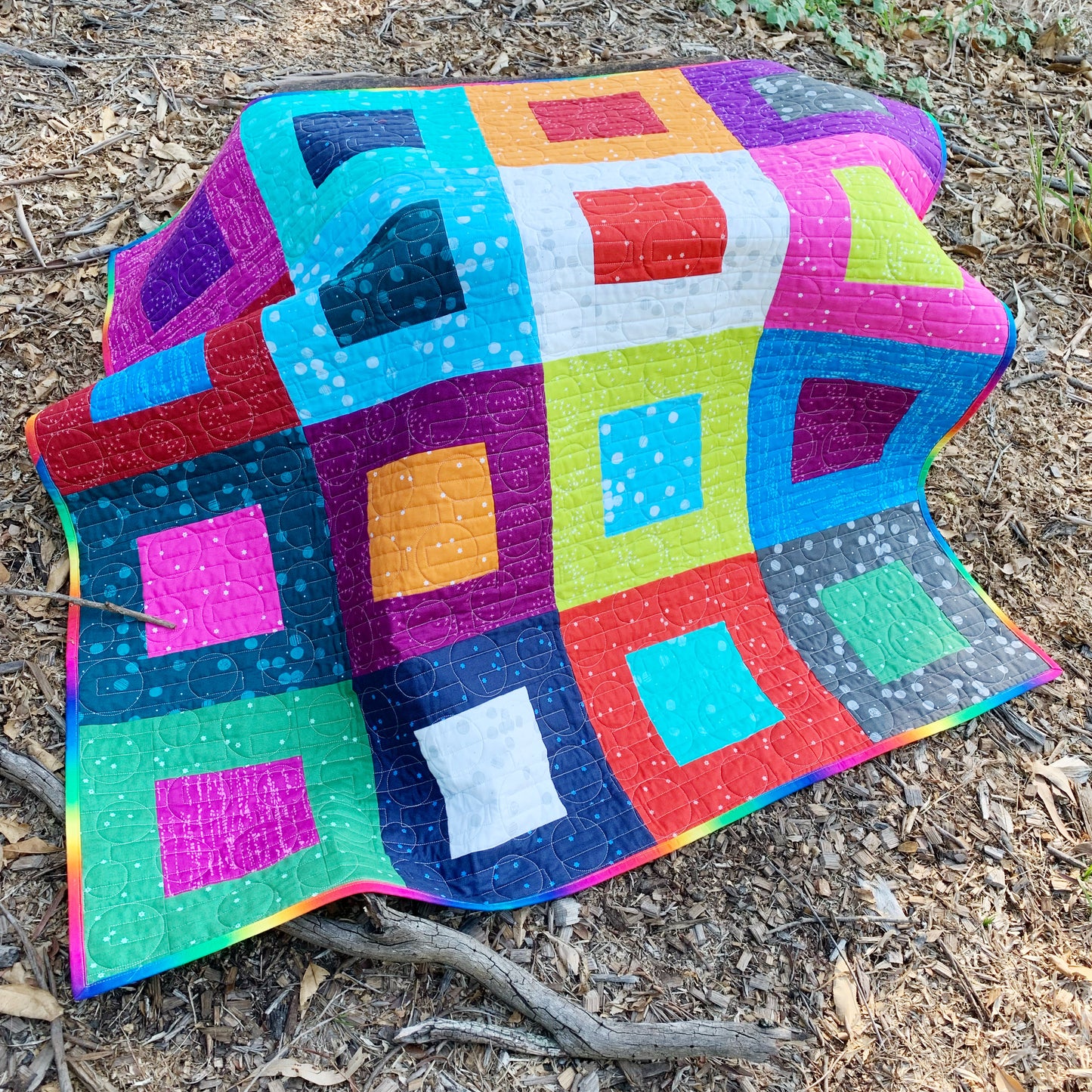 Square in a Square Quilt Pattern