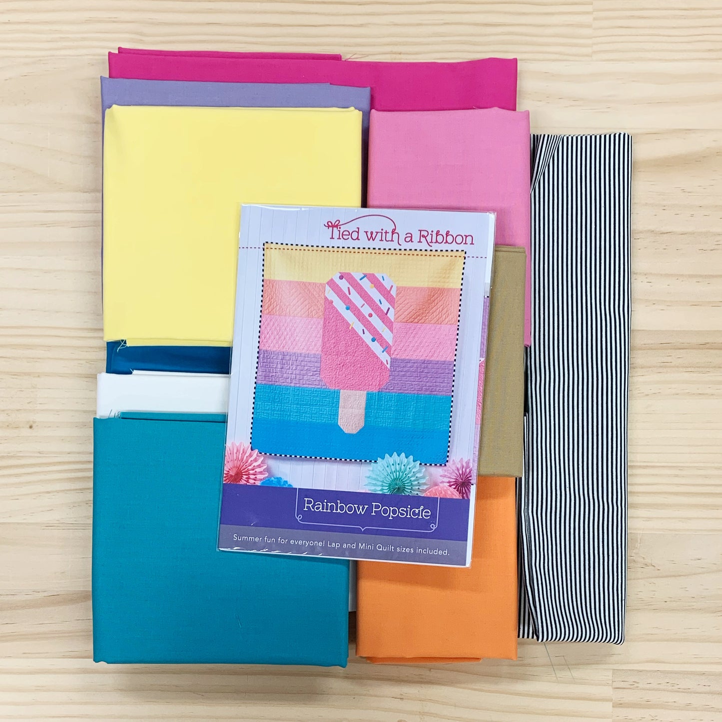 Rainbow Popsicle Quilt Kit