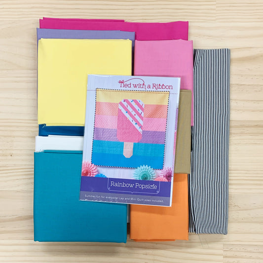 Rainbow Popsicle Quilt Kit